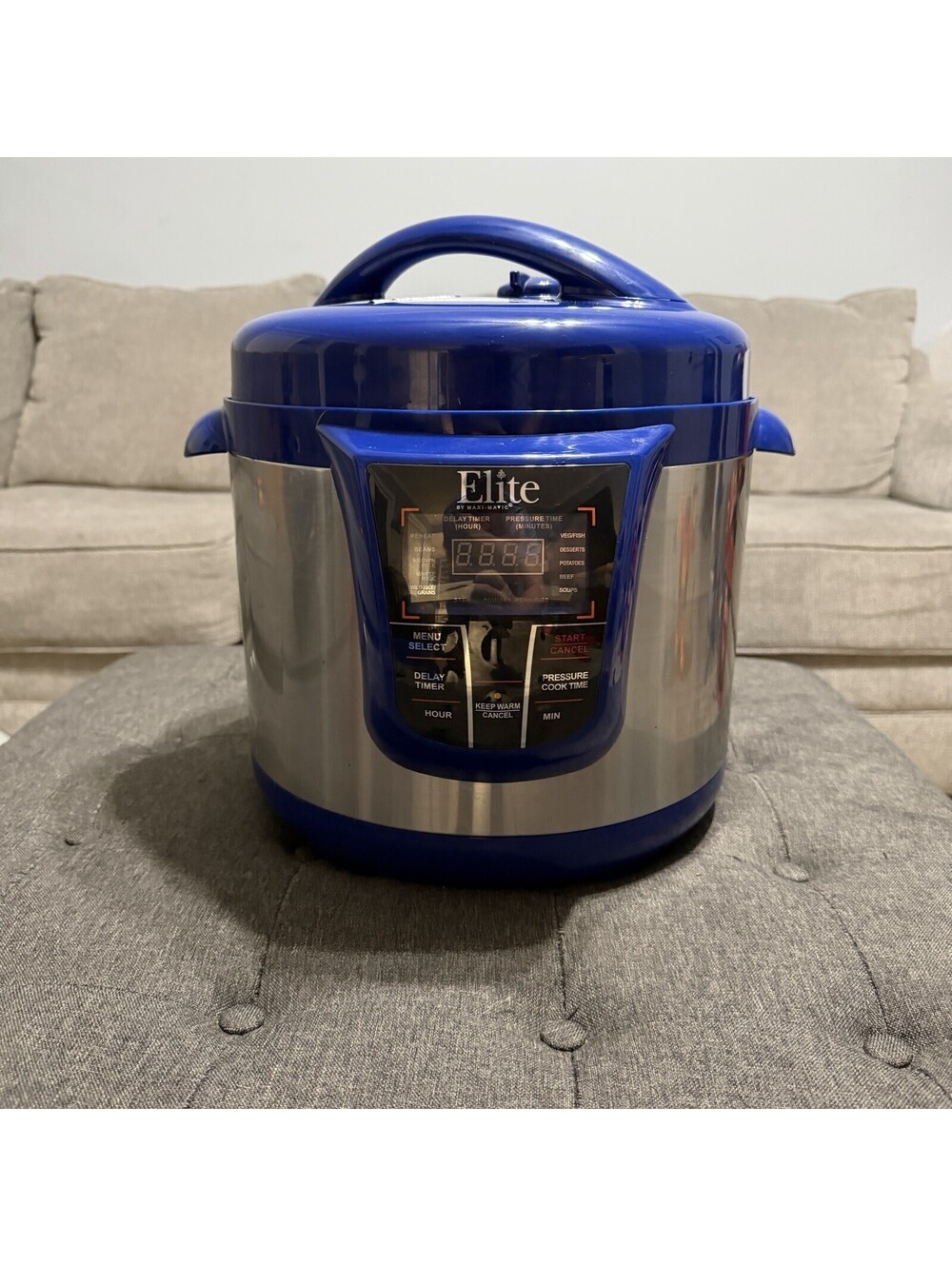 Elite Platinum EPC-808BL 8-Quart Electric Pressure Cooker - Picture 1 of 9